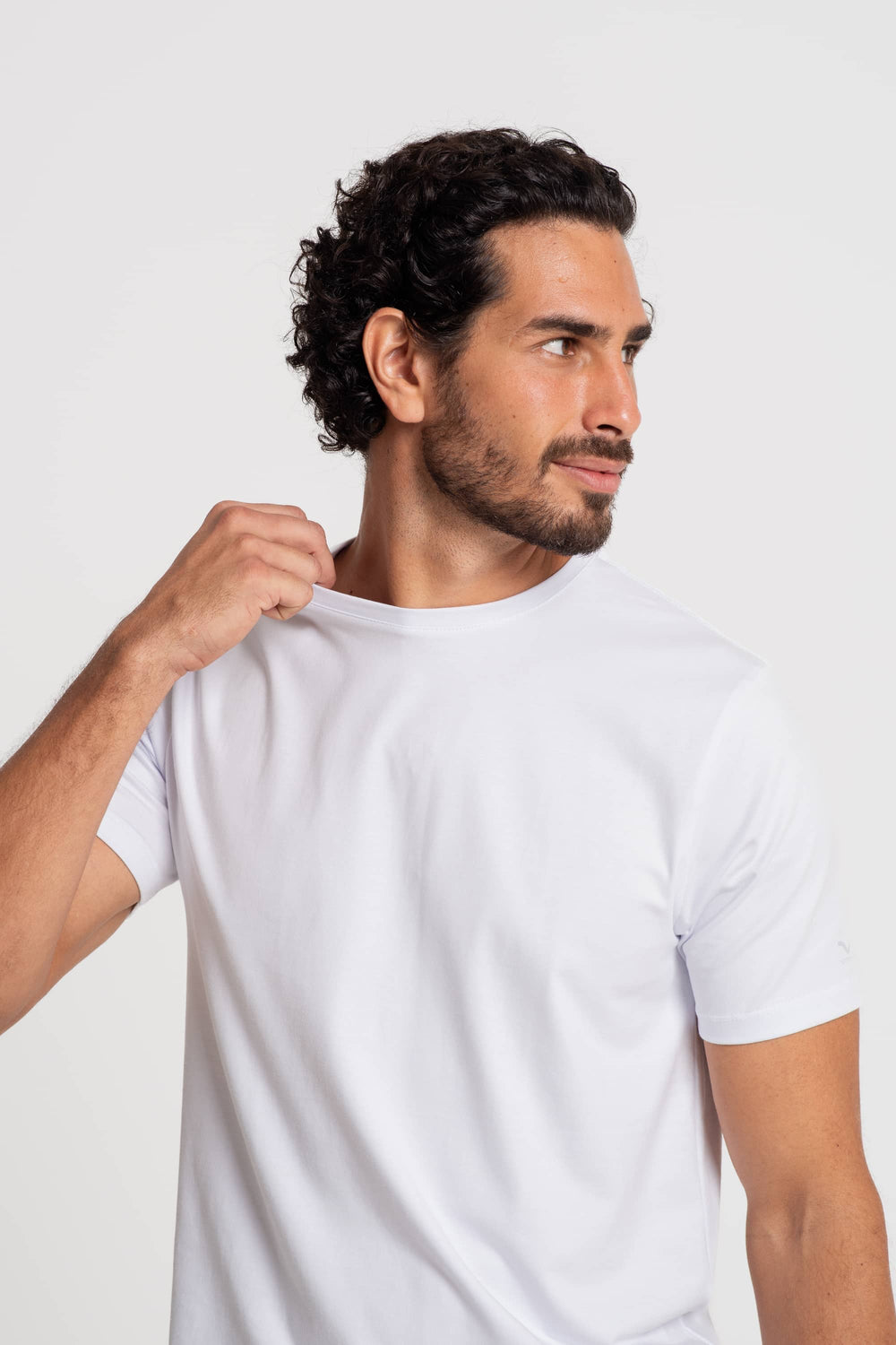 Camiseta Algodão Pima Masculina Gola O