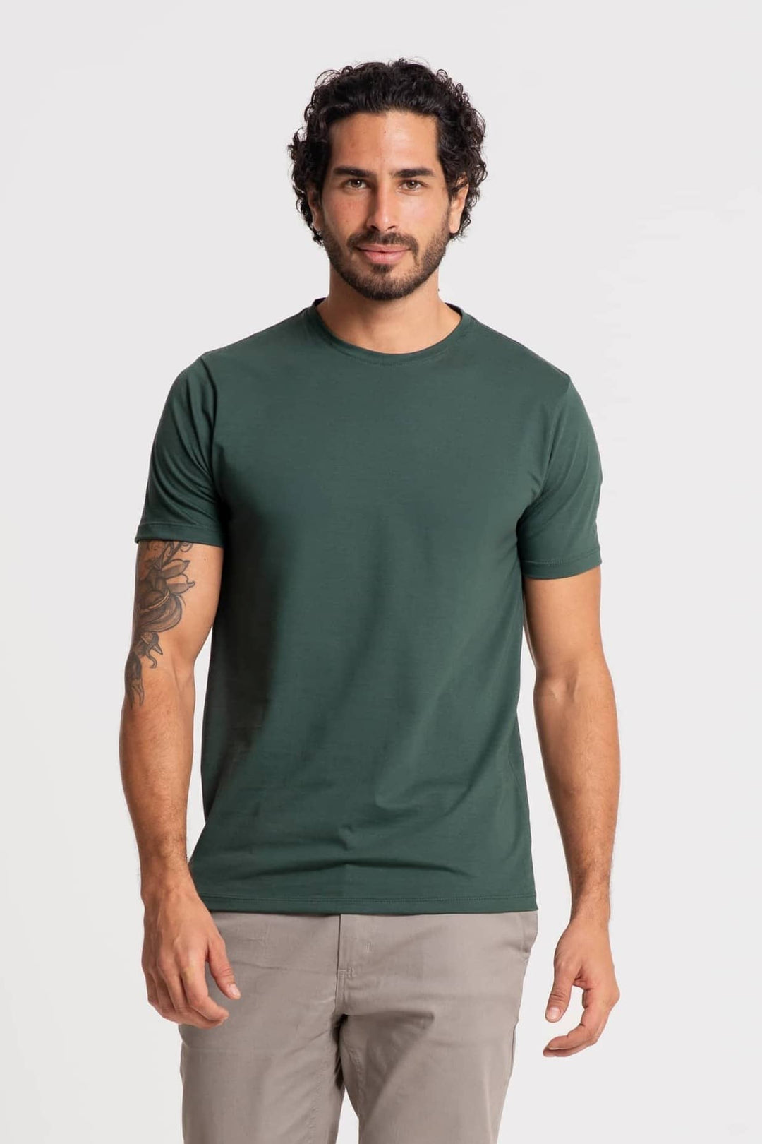 Camiseta Algodão Pima Masculina Gola O