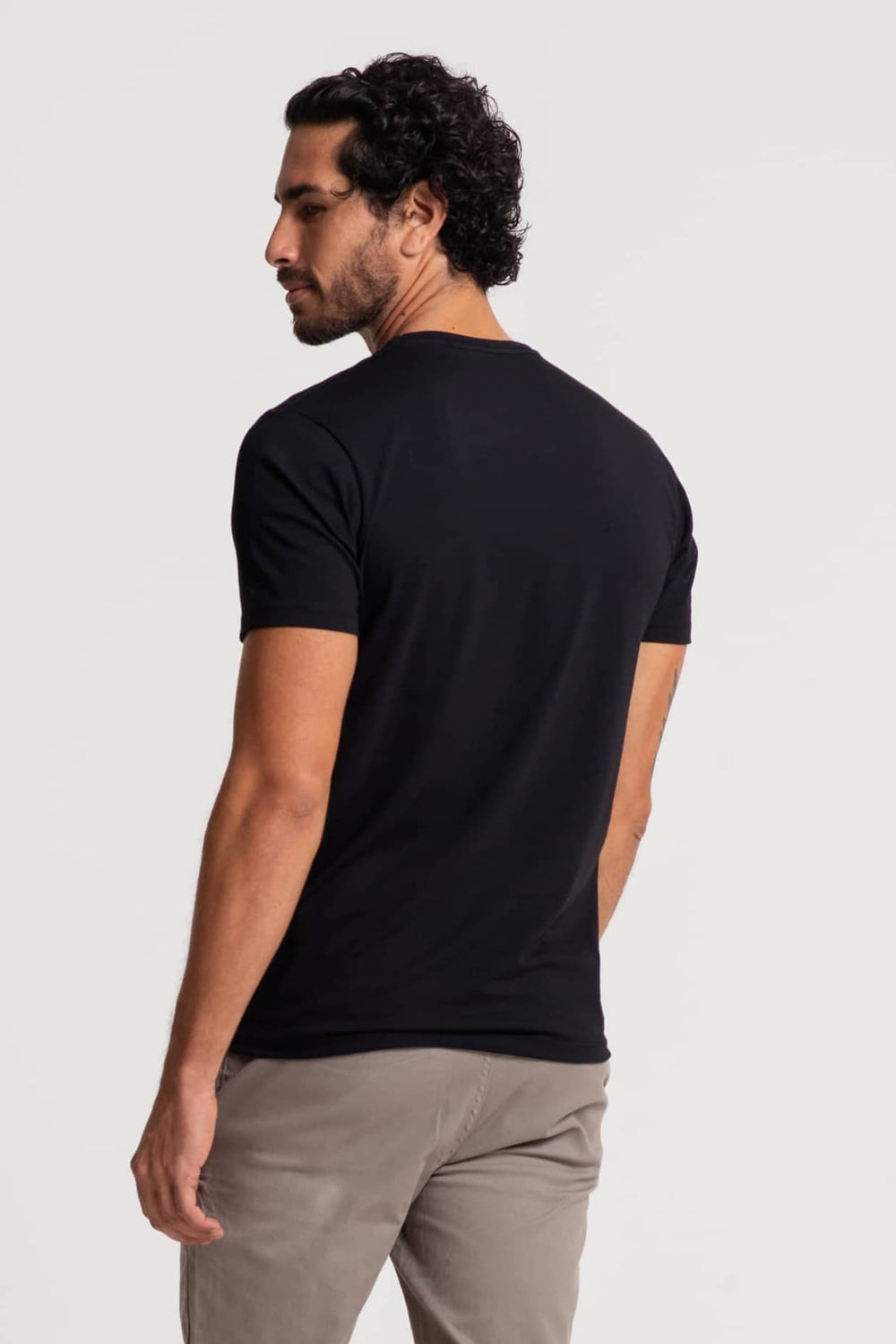 KIT 5 Camisetas Algodão Pima Gola O